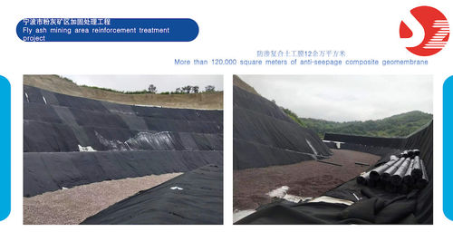 Fly ash mining area reinforcement treatment project