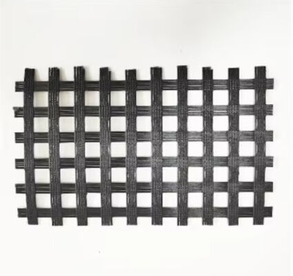 İyi bir fiyat. 50-50KN/M Kaplı Bitumen Fiberglass Mesh Geogrid Park yeri kaldırım güçlendirme için çevrimiçi