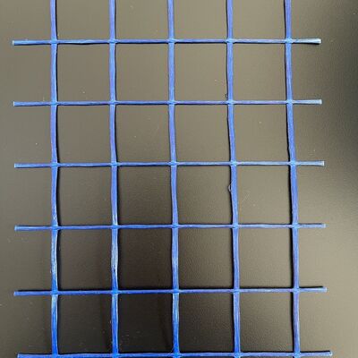 Harga yang bagus Bitumen Lapisan Fiberglass Jalan Paving Geogrid Anti Cracking Geogrid 100KN on line