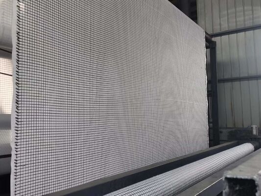 Goede prijs. Asfaltversterking Glasvezel Geocomposite Geogrid Polyester Geocomposite Geogrid online