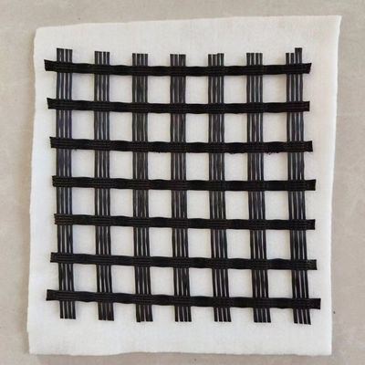 Roadbridge Civil Engineering Composite Geogrid With Fiberglass Geogrid And Geotextile