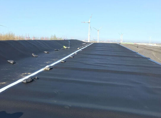 Goede prijs. Plastic Zwarte Vijverfolie HDPE Geo Membraan Voor Waterreservoir Mijnbouw Stortplaats online