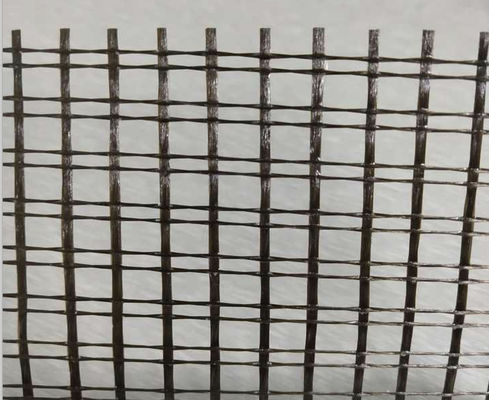 Good price High Tensile 100kn Basalt Geogrid Mesh For Road And Bridge Pavement online