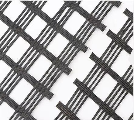 良い価格 80-80KN/M ガラスファイバージオグリッド アスファルト 駐車場用 バイアキシアル強化ジオグリッド オンライン