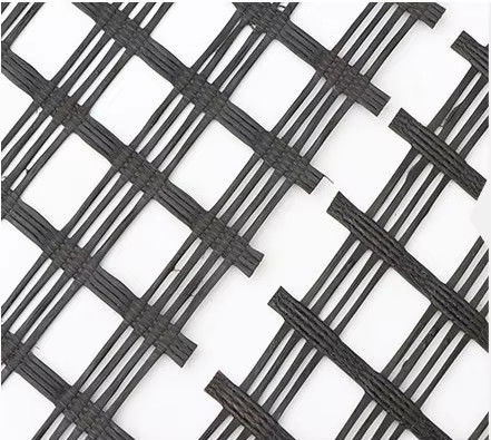 Good price 80-80KN/M Glass Fiber Geogrid Asphalt Biaxial Reinforce Geogrid for Parking Lots online