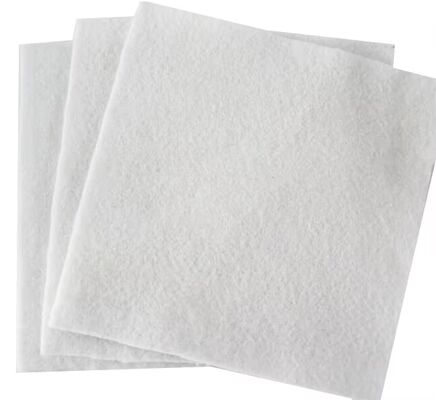 Giá tốt. Vải địa kỹ thuật không dệt Polyester sợi ngắn đục kim 200g Phân cách lớp đất Tăng cường nền đường trực tuyến