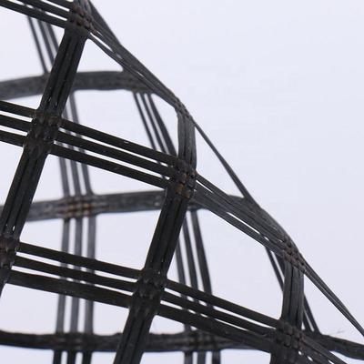 Στήριξη εδάφους 120-120KN Polyester Geogrid Mesh Για τοίχους στήριξης όχθης