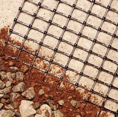 Un bon prix. Plastic Mesh Grid Biaxial Geogrid Made Of Polypropylene (PP) For Soil Stabilizer On Roads en ligne