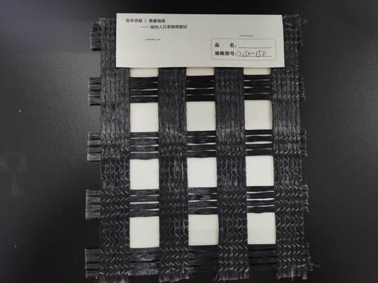 Dobra cena. Factory Price  150-150KN/M Biaxial Polyester Geogrid Mesh 50.8x50.8mm Road Soil Reinforcement w Internecie