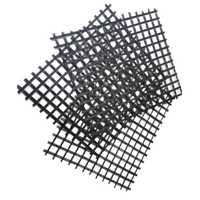 Un bon prix. High Tensile Strength UV Resistance Roll 3.95x100M Uniaxial Woven Polyester Geogrid Reinforced Steep Slope en ligne