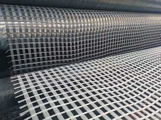 Un buen precio. Factory Price Long Term Design  SBR Or PVC Coated  Polyester Biaxial Geogrid Parking Lots Construction Platforms en línea