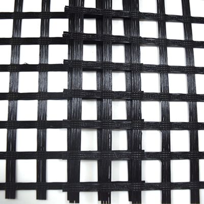 अच्छी कीमत Ultimate Tensile Strength  100KN/M  Woven Coated Bitumen  Fiberglass Geogrid Reflective Cracking Asphalt Driveway ऑनलाइन