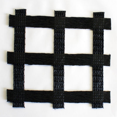 Good price UV Resistant PVC Coated Polyester Geogrid For Road And Bridge Surface Strengthen online