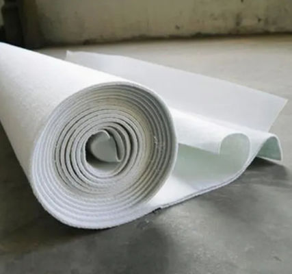 Good price Anti Clogging 700g Polypropylene Non Woven Geotextile For Railway Base Strengthening online