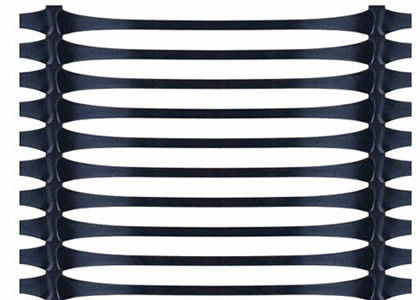 Good price Reinforced Walls Uniaxial Plastic Geogrid For Road And Retaining Wall Construction online