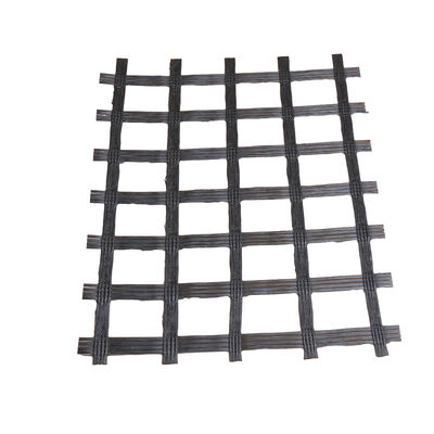 Bom preço. 100-100KN/M PET Biaxial BX Polyester Mesh Geogrid Para Reforço da inclinação do solo de base on-line
