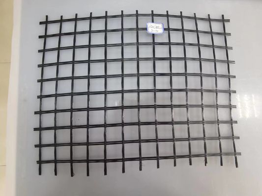 Good price 50-50KN/M Fiberglass Geogrid For Airport Runway Asphalt Placement Biaxial Reinforced online