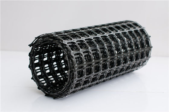 Good price High Tensile Strength Polypropylene Biaxial Geogrid 40KN For Road Construction online