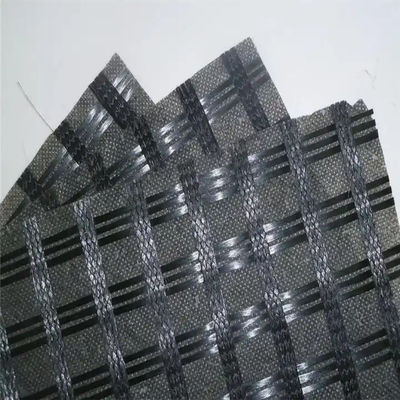 Good price Asphalt Coated Fiberglass Composite Geogrid Geotex Geomat Geogrid Composite online