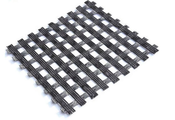 Good price 200-200KN/M Biaxial Grid Polyester Geogrid Woven Coated Warp Knitted Soft Soil Foundation online