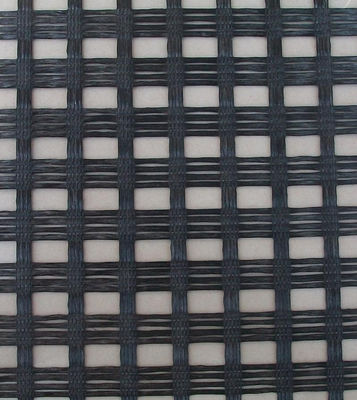 Good price 80-80KN/M Polyester Biaxial Geogrid For Embankment Construction Erosion Control online