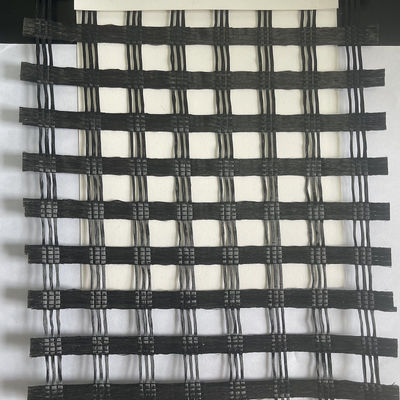 Good price 100KN/M UX Reinforce Polyester Geogrid for One Direction Reinforced Gravel Layer Isolation online