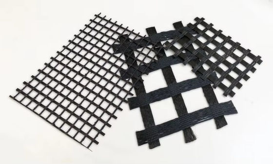 Good price Two Way Soft Soil Reinforce Polyester Biaxial Geogrid For Road Base Expressway Highway online