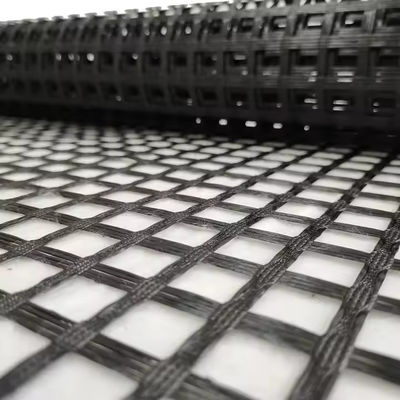 Good price High Strength 120-120 Fiberglass Geogrid Reinforcement Solution Slope  Retaining Walls  Prevents Erosion Strengthens Soil online