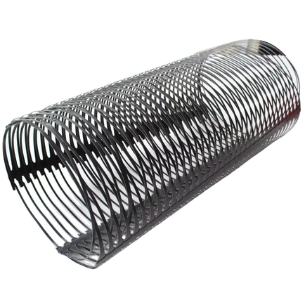 Good price Retaining Structures Uniaxial HDPE Plastic Geogrid  MSE Walls Slope  Stabilization Road Railway Embankments online