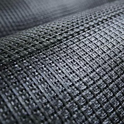 Good price High Performance Fiberglass Geogrid 150-150 kn/m Durable Reinforcement For Road And Soil Stability online