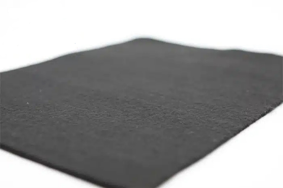Good price Black Color Staple Fiber Nonwoven Polypropylene Geotextiles 155g Foundation Reinforce online