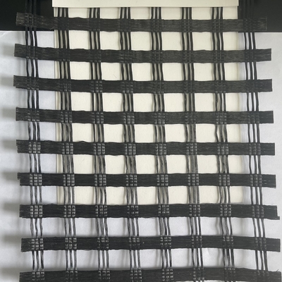 Pet Uniaxial 200-30 Kn/m  Polyester Geogrid Coated PVC Slope Reinforcement Solutions  Road Construction