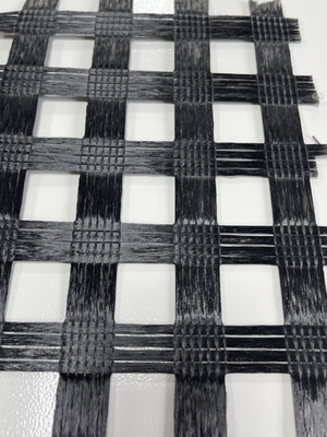 Biaxial Geogrid Woven Coated Polyester Geogrid Highway construction  basal reinforcement