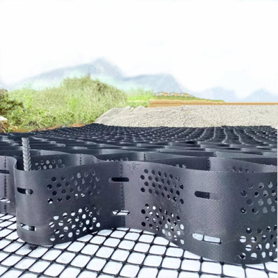 Good price  Gravelly Soils Sandy Area Honeycomb Textured HDPE Geocell 100-330 mm Slope Protection Road Construction online