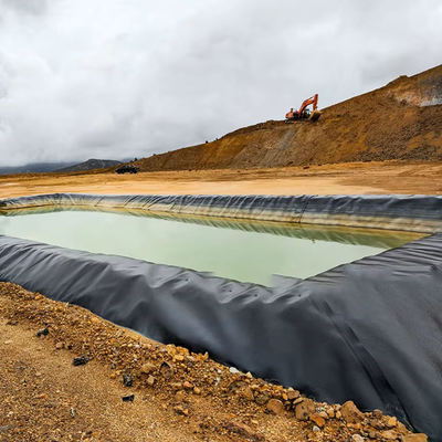 quality 20Mil HDPE Geomembrane Lining Corrosion Resistant For Fish / Shrimp Ponds factory