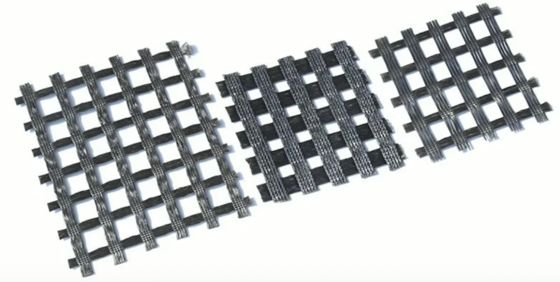 Good price High Strength 150-40 kn/m Polyester Geogrid Reinforcement PET Geogrid For Roadbed Slope Protection online