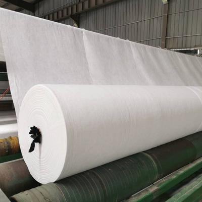 Good price Short Filament Pet Polyester Geotextile Nonwoven Black And White Color Geosynthetic Materials Road Geotextiles online
