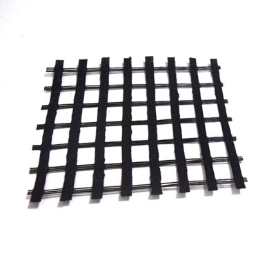 Good price High Molecular Weight Roll Size 3.95x100M Coated SBR Reinforcement Polyester Geogrid Railway Highway Foundation online